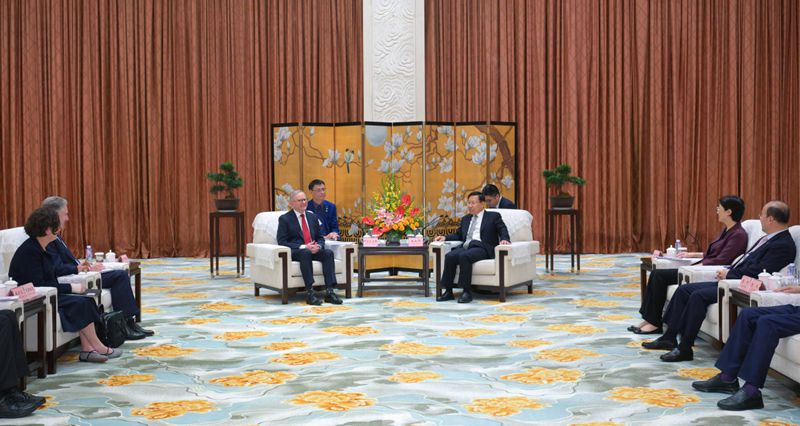 王晓晖施小琳会见澳大利亚总理阿尔巴尼斯共同出席2026澳网亚太区外卡赛落地成都宣布仪式