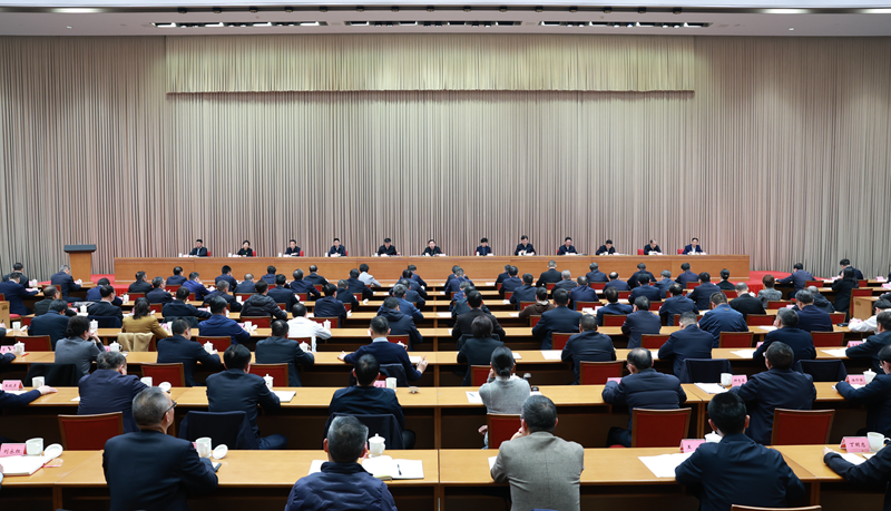 王晓晖在全省市县乡领导班子换届工作会议上强调<br>高标准高质量做好我省换届各项工作<br>为实现“十五五”目标任务提供坚强组织保证<br>施小琳主持 田向利于立军出席